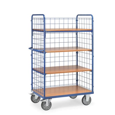Etagenwagen 8411-1, 4 Ebenen, Tragkraft 600kg