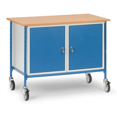 Rolltisch 5868, 1 Ebene, Flügeltür, Tragkraft 150kg
