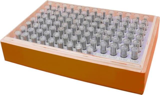 Prüfstift-Satz Genauigkeit 11-5/0,05mm 81-teilig