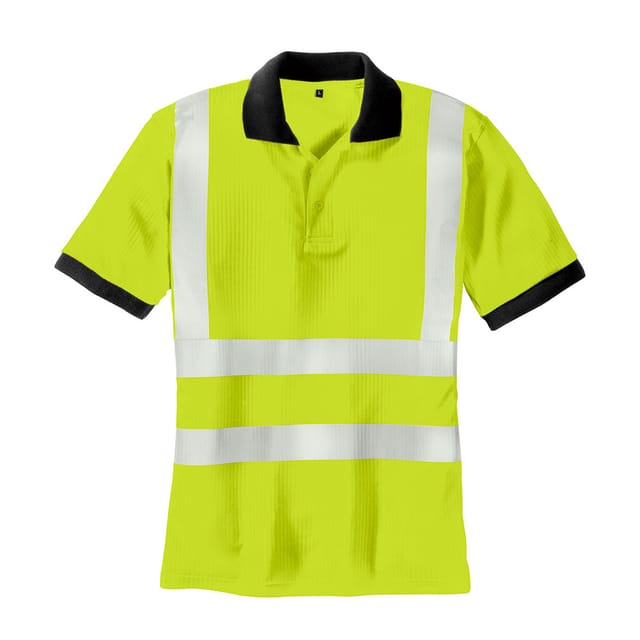Warnschutz-Polo-Shirt SYLT, warn-gelb, Größe XXL