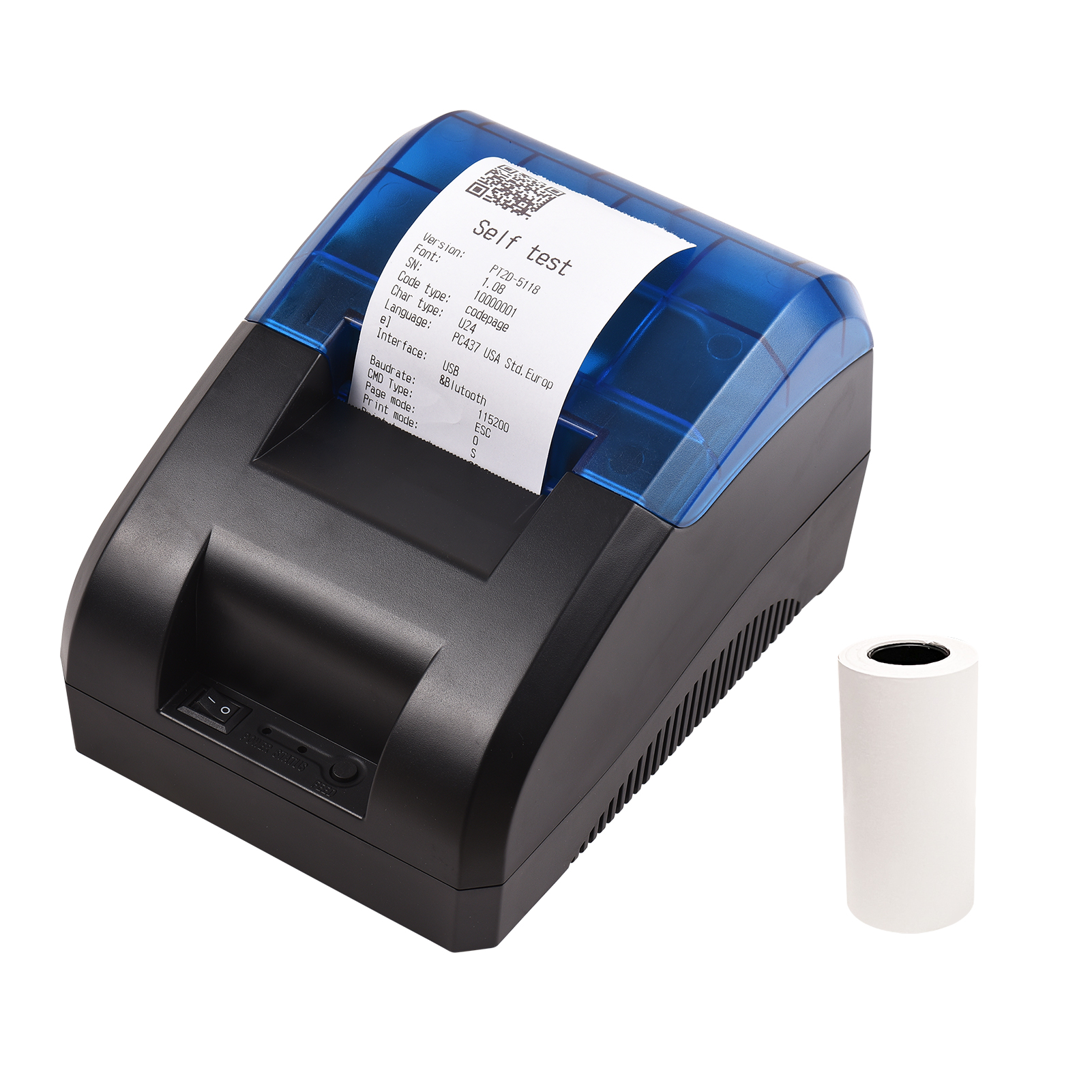 Tragbarer 58-mm-usb-thermodrucker, Kompatibel Mit Ios/android/windows, Druckt Tickets Und Barcodes, Für Restaurants Und Geschäfte