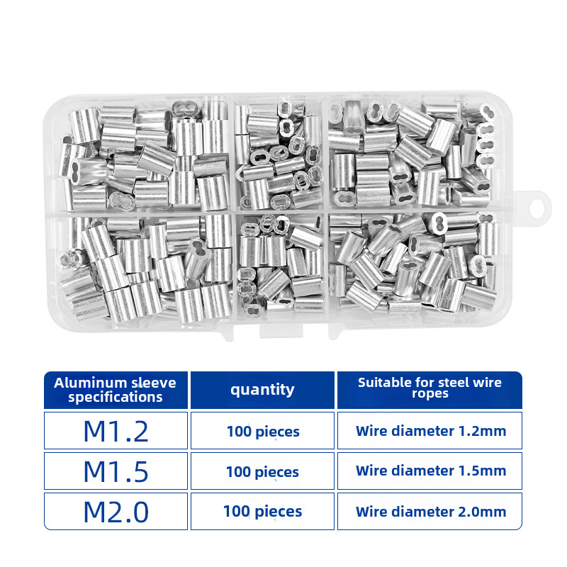 Aluminium-acht-hülsenklemme, Drahtseil, Aluminiumbündel, Schneid- Und Crimp-schlaufendorn