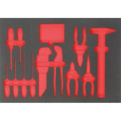 Werkzeugmodul 3/3 leer für Handwerkzeuge