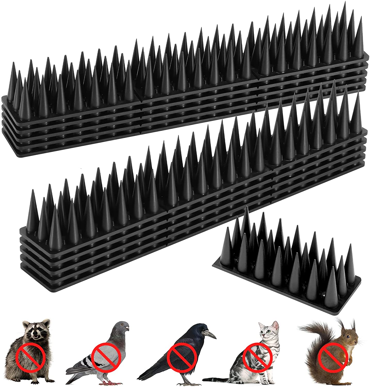 Vogelabwehrspitzen, 15er-packung, Zum Schutz Von Vögeln, Eichhörnchen, Waschbären, Tauben Und Katzen. Diese Spikes Für Den Außenbereich Schützen Ihr Grundstück Vor Vögeln.