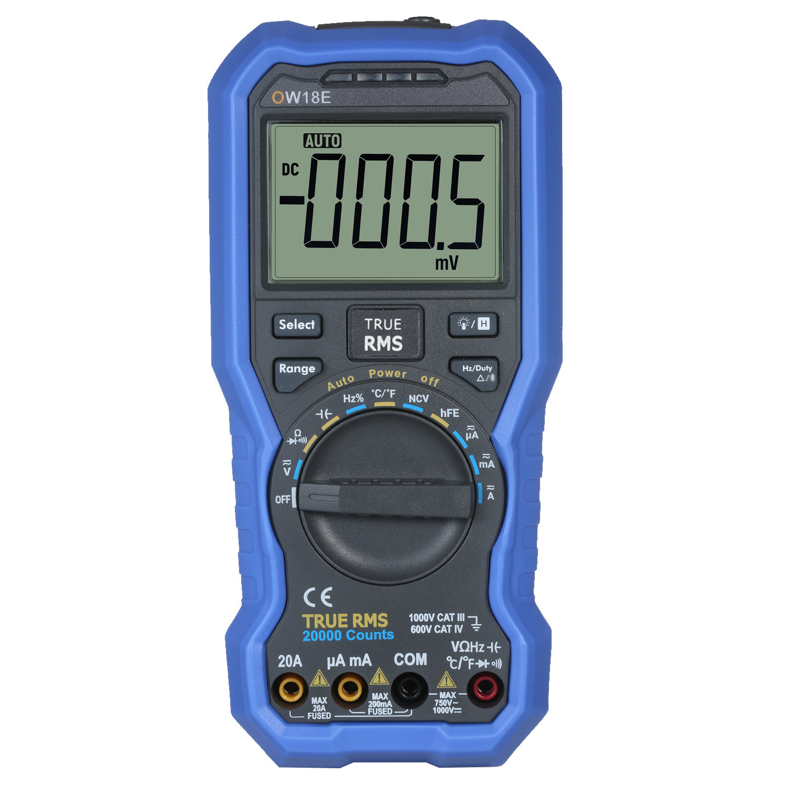 19999 Count True Rms Bluetooth Digitalmultimeter Mit Thermoelement Typ K Automatischer Tester, Cat Iv 600v Für Elektriker