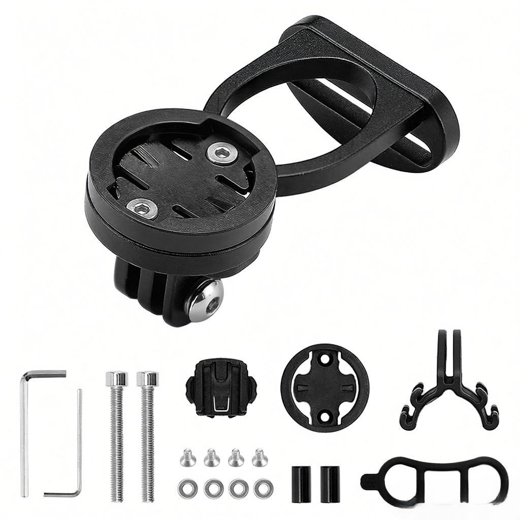 Multifunktionale Halterung Für Fahrradcomputer, Kamera Und Taschenlampe, Ersatz-fronthalterung Für Garmin, Bryton, Gopro Und Cateye.