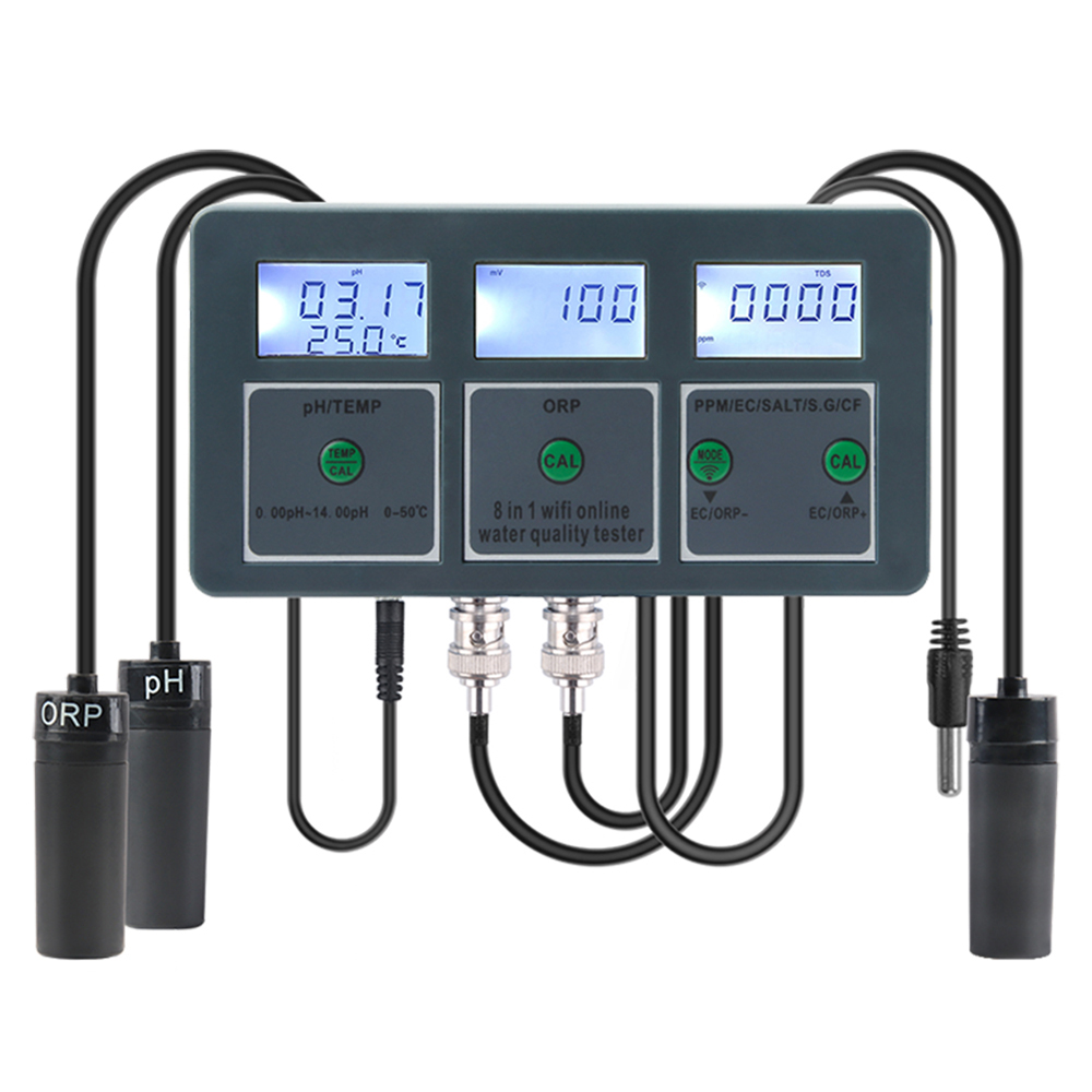 Tuya Wifi Wasserqualitätstester Für Aquarien, Hohe Präzision, Für Den Heimgebrauch, Wasseranalysator Für Aquarien, Schwimmbäder Und Hydrokulturen