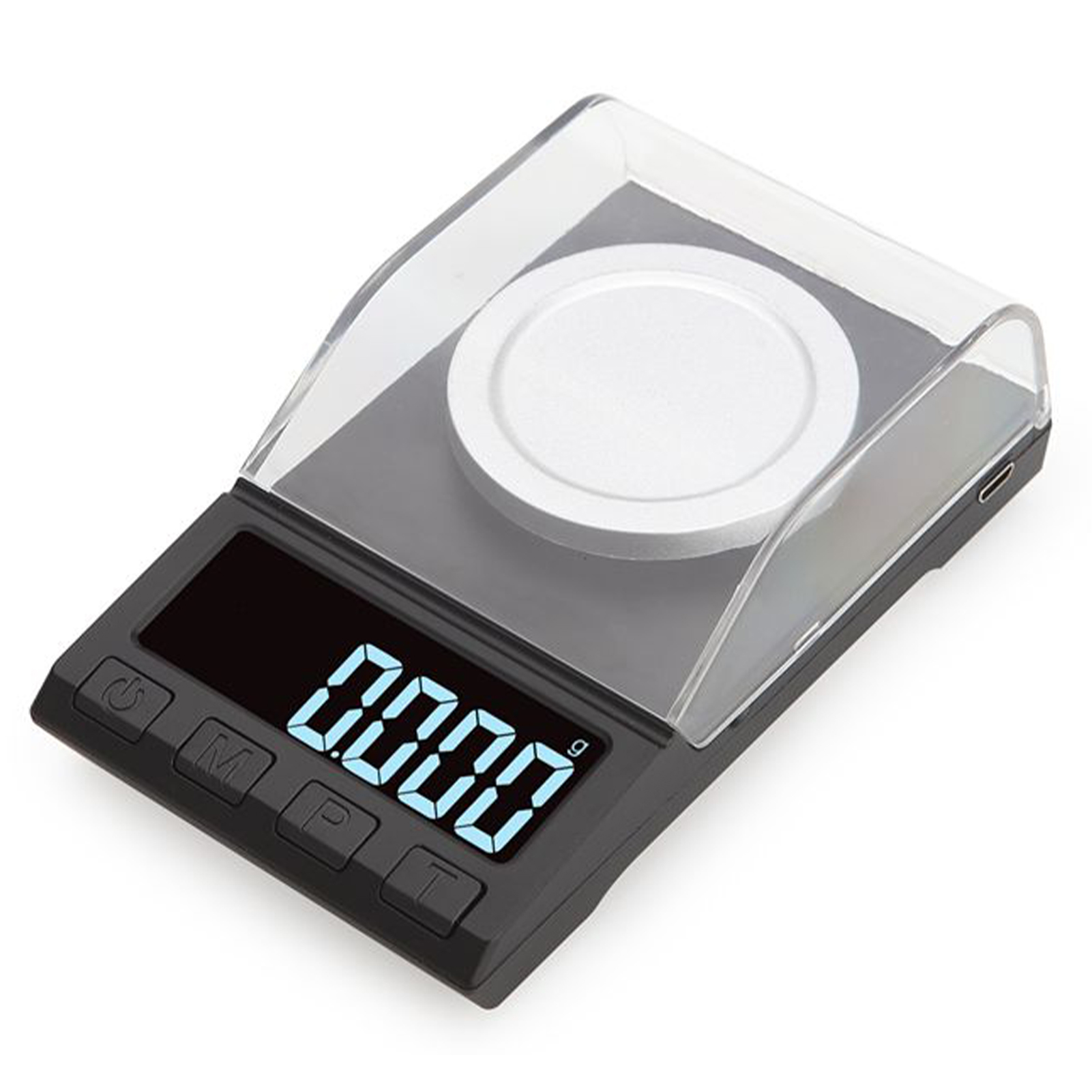 Präzisionswaage 0,001 G Bis 50 G Mit Ablage Für Schmuck, Gold, Pulver, Lcd-display, Komplettes Kalibrierset