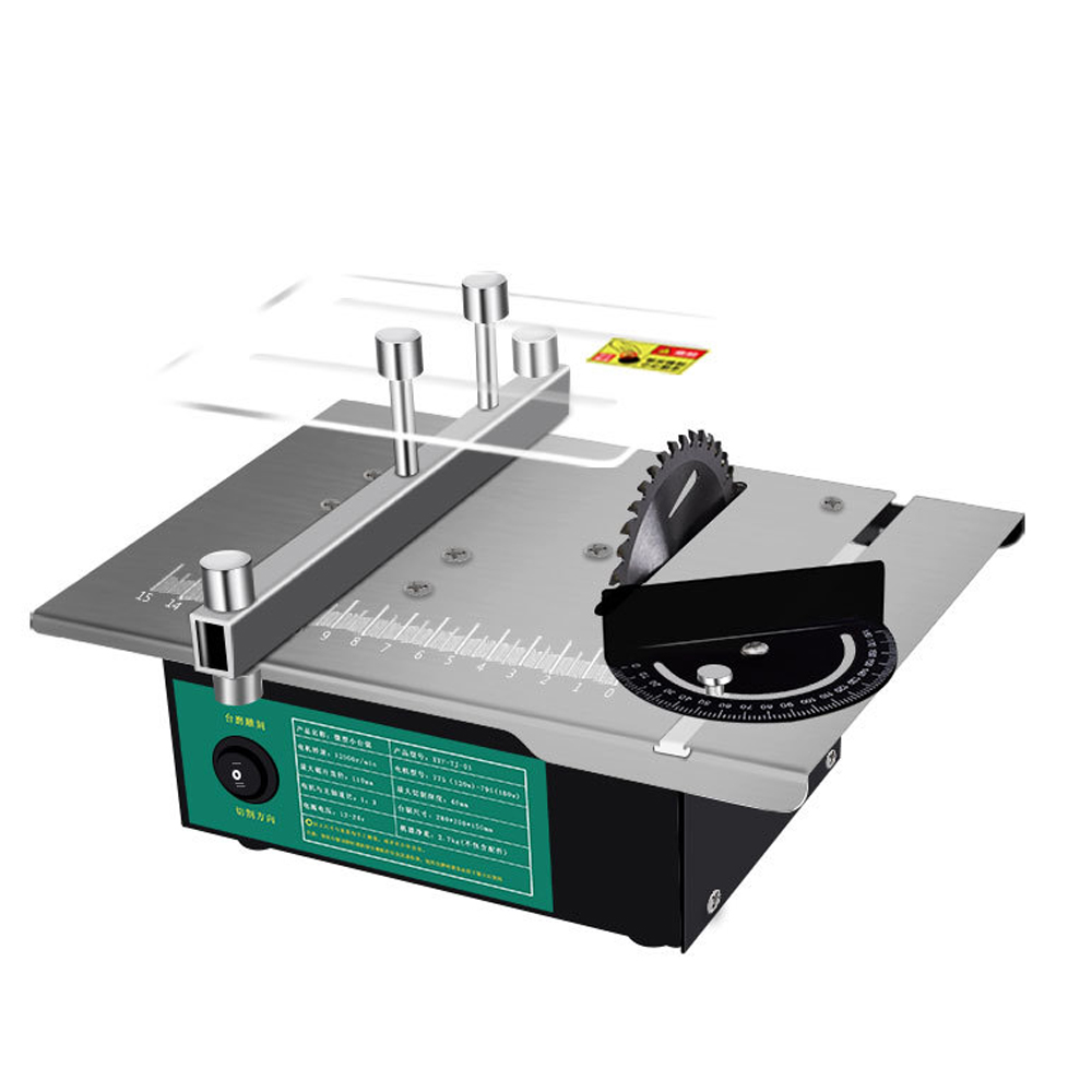 Multifunktionale Mini-tischkreissäge Mit Verstellbarem Winkel, Elektrische Tischkreissäge, Schneid- Und Schleifwerkzeug Für Heimwerkerprojekte, Holzdrehbank