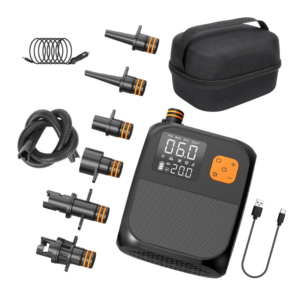 Tragbare Elektrische Luftpumpe 25 Psi 8000 Mah, 100 L/min Für Aufblasbare Paddleboards