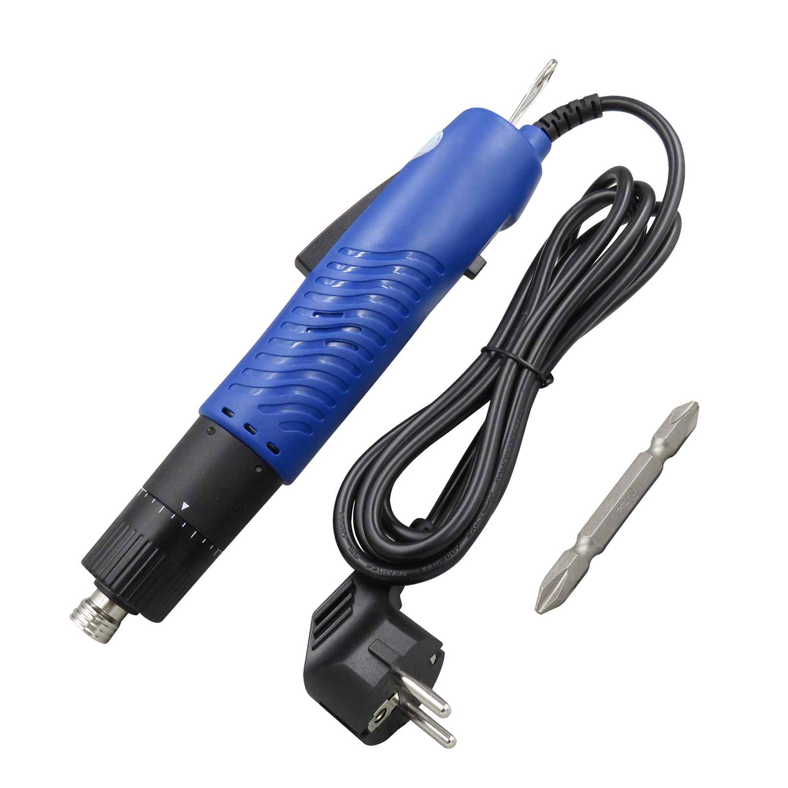 Elektrischer Schraubendreher Mit Kabel (220 V Wechselstrom), Reparaturwerkzeug Mit 6,35 Mm (1/4") Durchmesser Schraubendreherbits Und Einstellbarem Drehmoment.