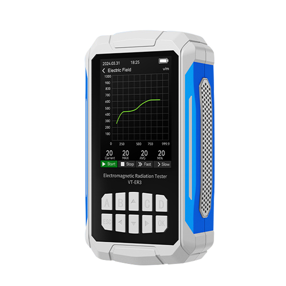 Elektromagnetischer Strahlungsdetektor Mit Tft-bildschirm Und 2000-mah-akku – Hochfrequenz-tester Zur Messung