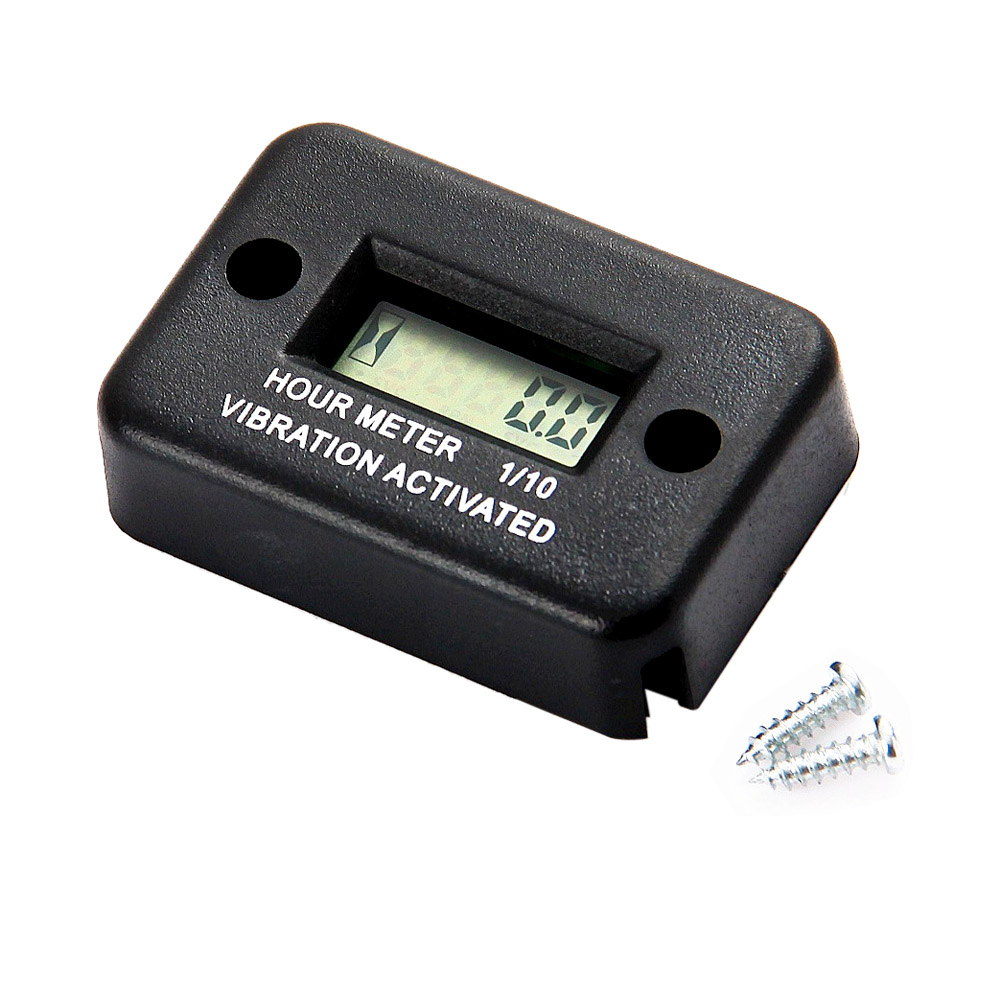 Kabelloser, Wasserdichter Vibrations-betriebsstundenzähler Für Motorräder, 0,1–99999,9 Stunden, Für Atvs, Boote, Quads, Schneemobile Und Motoren