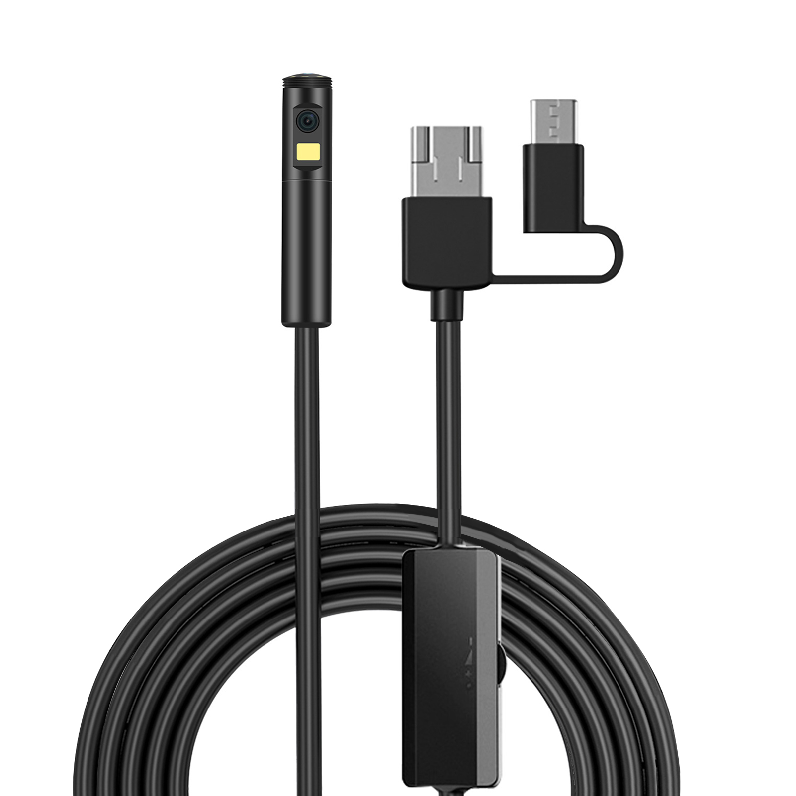 3-in-1-industrie-endoskopkamera, Typ-c-/android-/usb-schnittstelle, 9 Einstellbare Leds, 8-mm-objektiv, 1960 X 1080 Pixel Auflösung