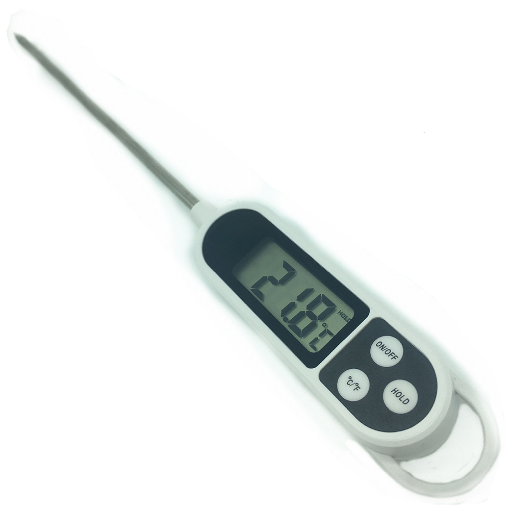 Digitales Kochthermometer Mit 150-mm-sonde, ±1 °c Genauigkeit, Dualanzeige °c/°f, Für Grill Und Backofen