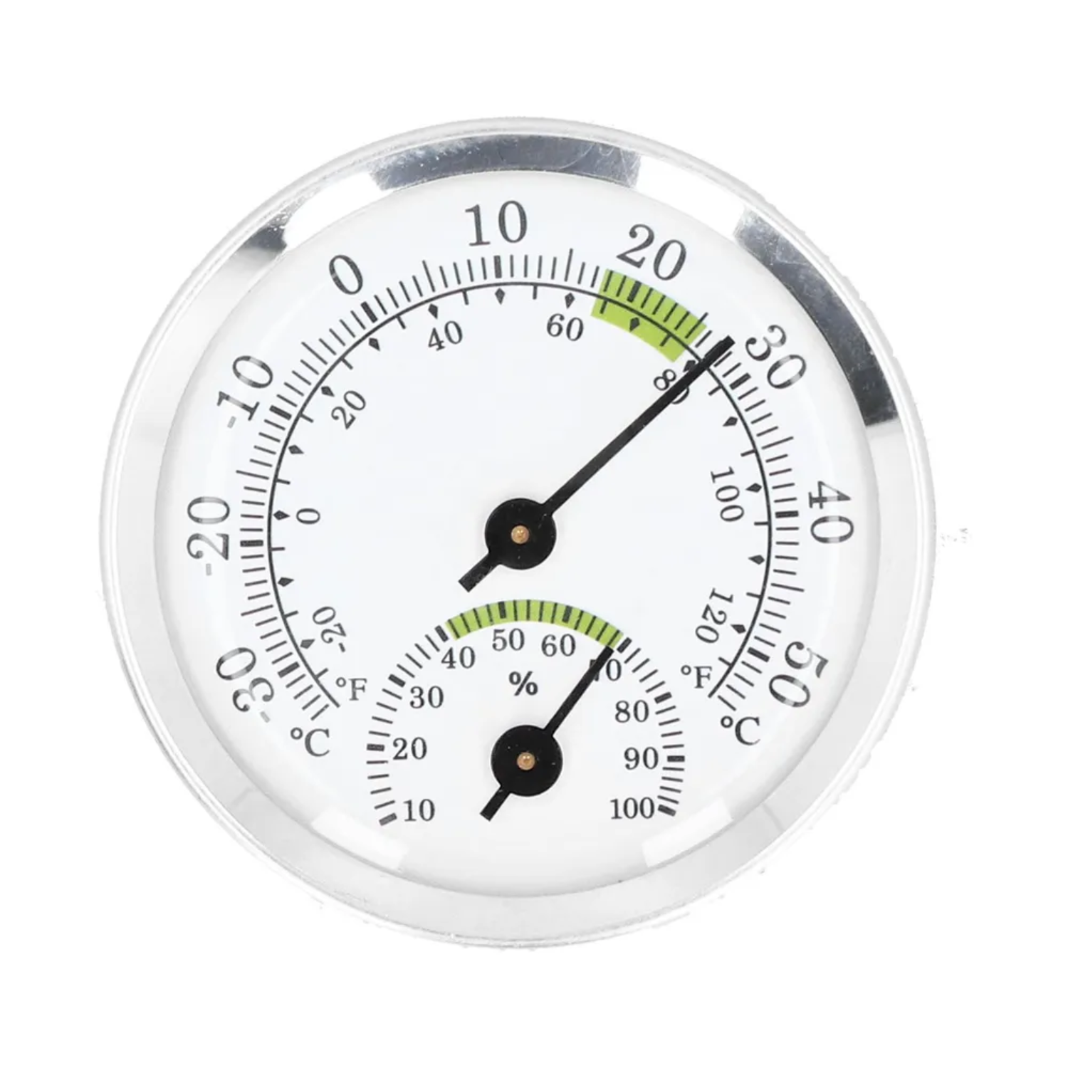 Präzises Batterieloses Thermometer-hygrometer Mit Skala -30 Bis 50°c Für Zigarrenhumidore Und Gewächshäuser