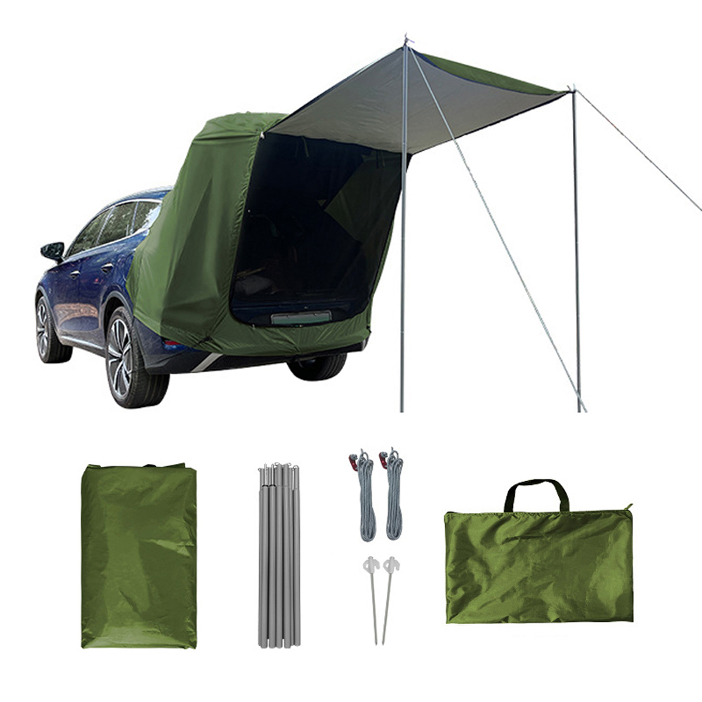 Outdoor-kofferraumzelt, Camping- Und Picknickzelt Mit Markise, Sonnen- Und Regenbeständiger Erweiterung
