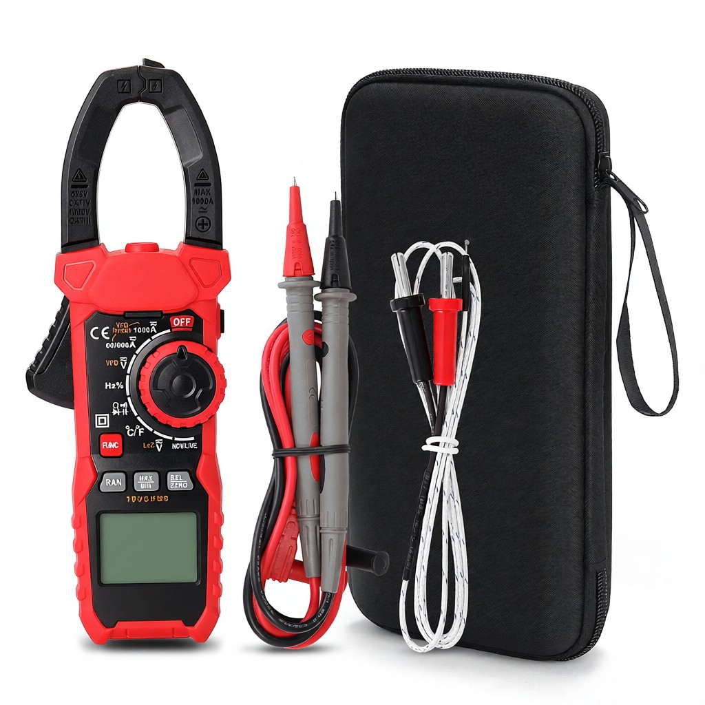 Ht208d (optional) Zangenamperemeter Gleichstrom Spannungsstrom Temperatur Dioden Durchgangsprüfung Ncv-test Multifunktionsmultimeter