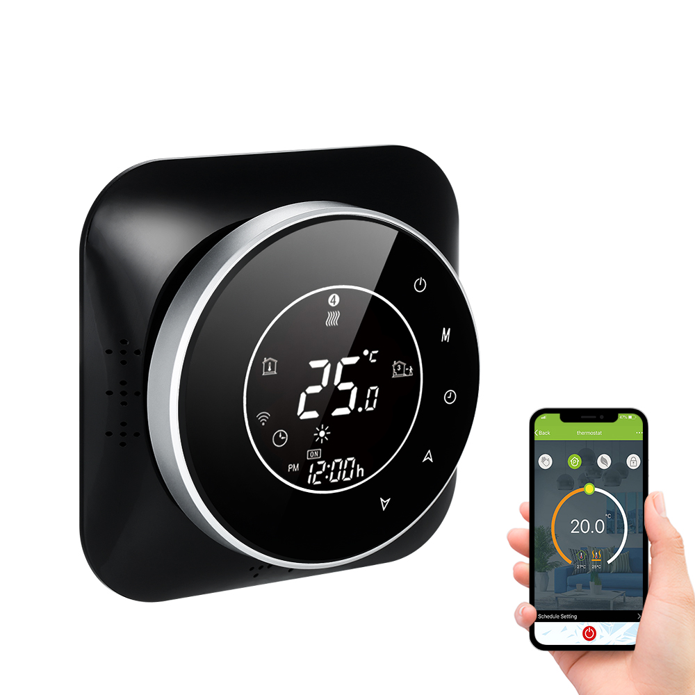 Intelligenter Wlan-thermostat Für Elektrische Heizungen, 0,5 °c Genauigkeitssensor, Alexa-kompatibel, App-steuerung