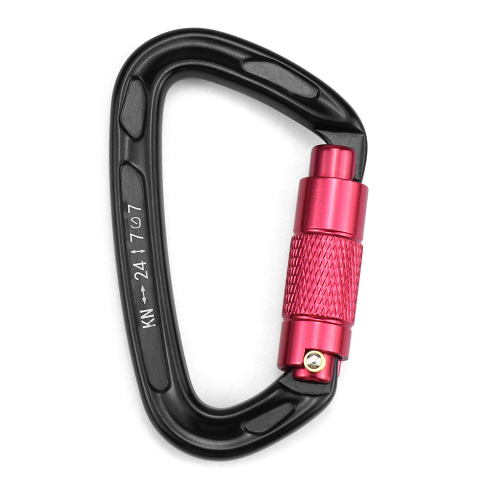 24 Kn Selbstsichernder Karabiner, Robuster Karabiner Für Hängematten, Camping, Wandern Und Trekking.