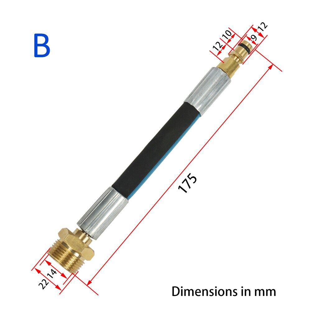 Der M22-wassereinlassadapter Für Hochdruckreiniger, Schläuche Und Reinigungsmaschinen Ist Kompatibel.