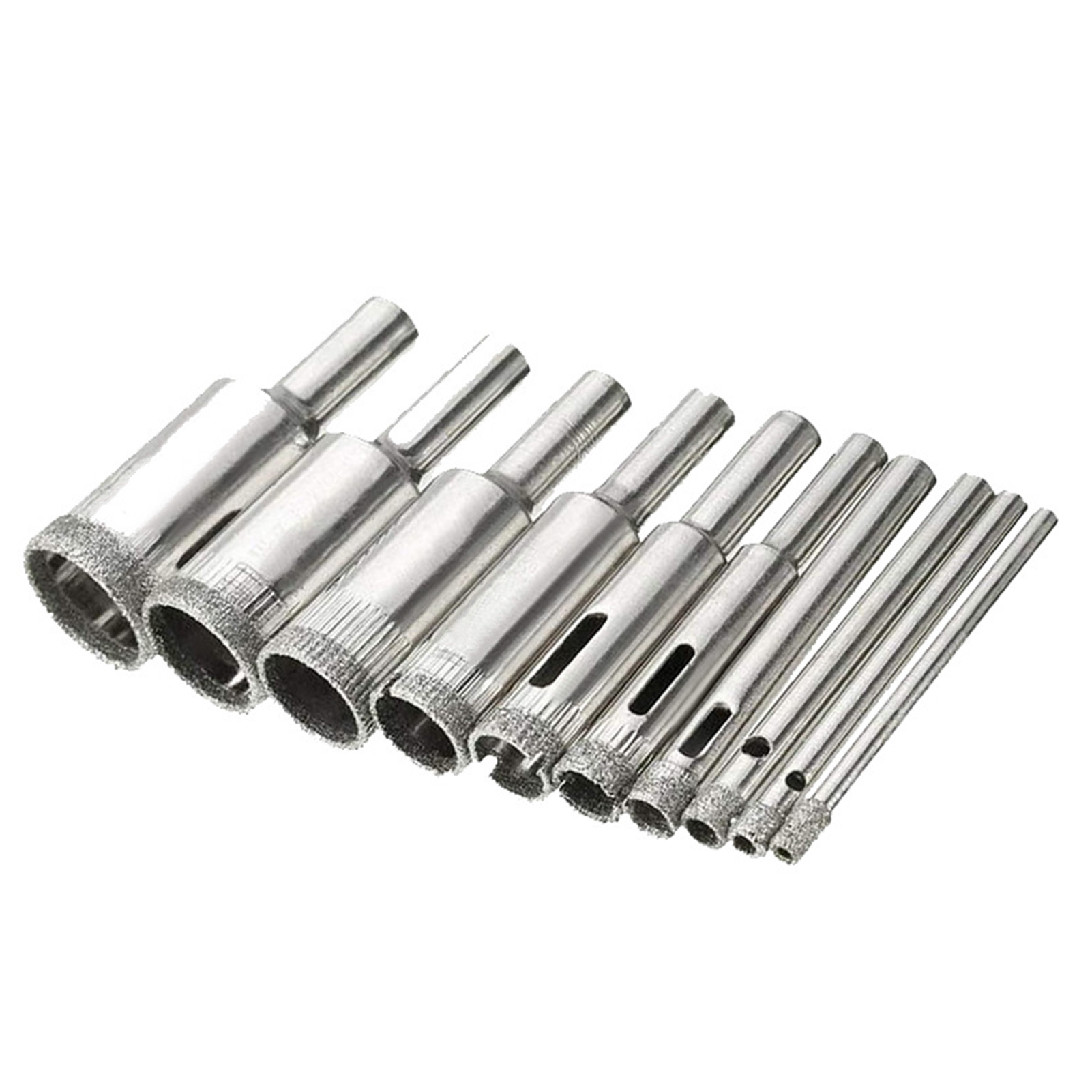 10-teiliges Diamantbohrer-set, 3–18 Mm, Zum Bohren Von Glas, Fliesen, Keramik Und Ziegeln