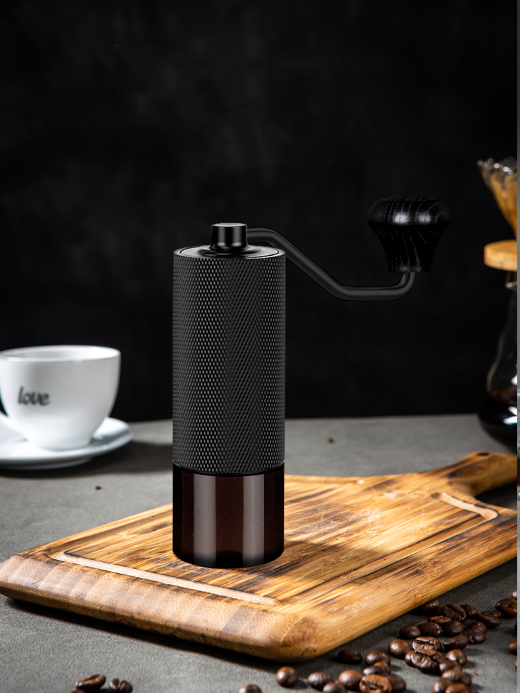 Manuelle Kaffeemühle Aus Stahl Mit 12-stufiger Mahlgradeinstellung – Handmühle Für Espresso, Filterkaffee Und Reisen/camping