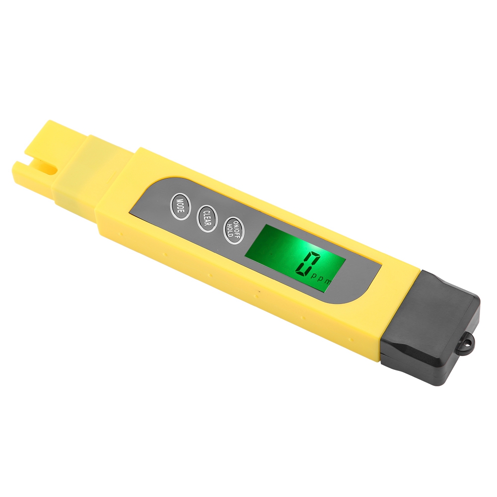 3-in-1 Digitales Wasserqualitätsmessgerät Mit Lcd-bildschirm Und Tds-reinheitsmesser (0-99 °c)