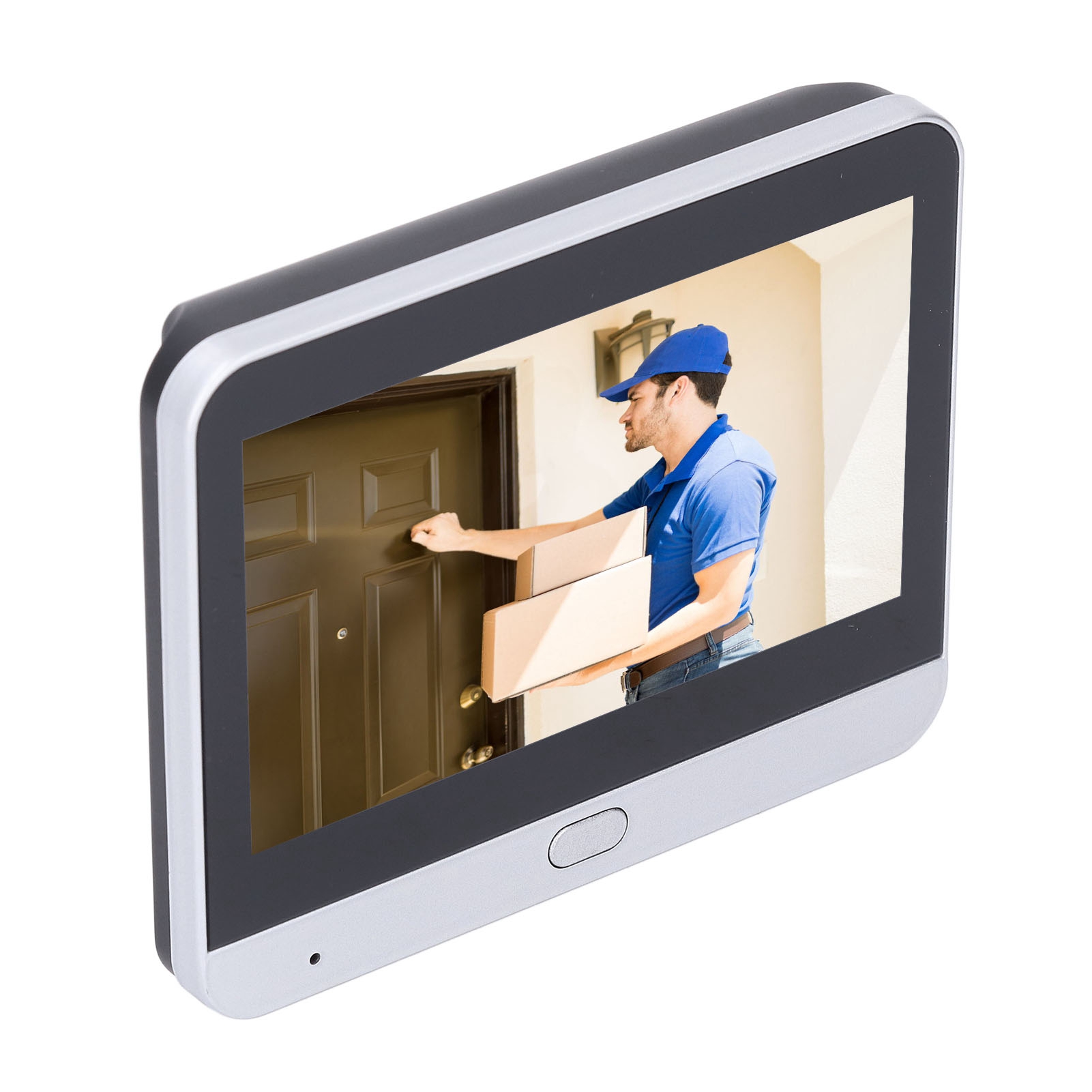 3-megapixel-video-türklingel (1080p) Mit Kabelloser Technologie, Pir-bewegungserkennung, Intelligenter Sicherheitskamera Und 4,3-zoll-bildschirm