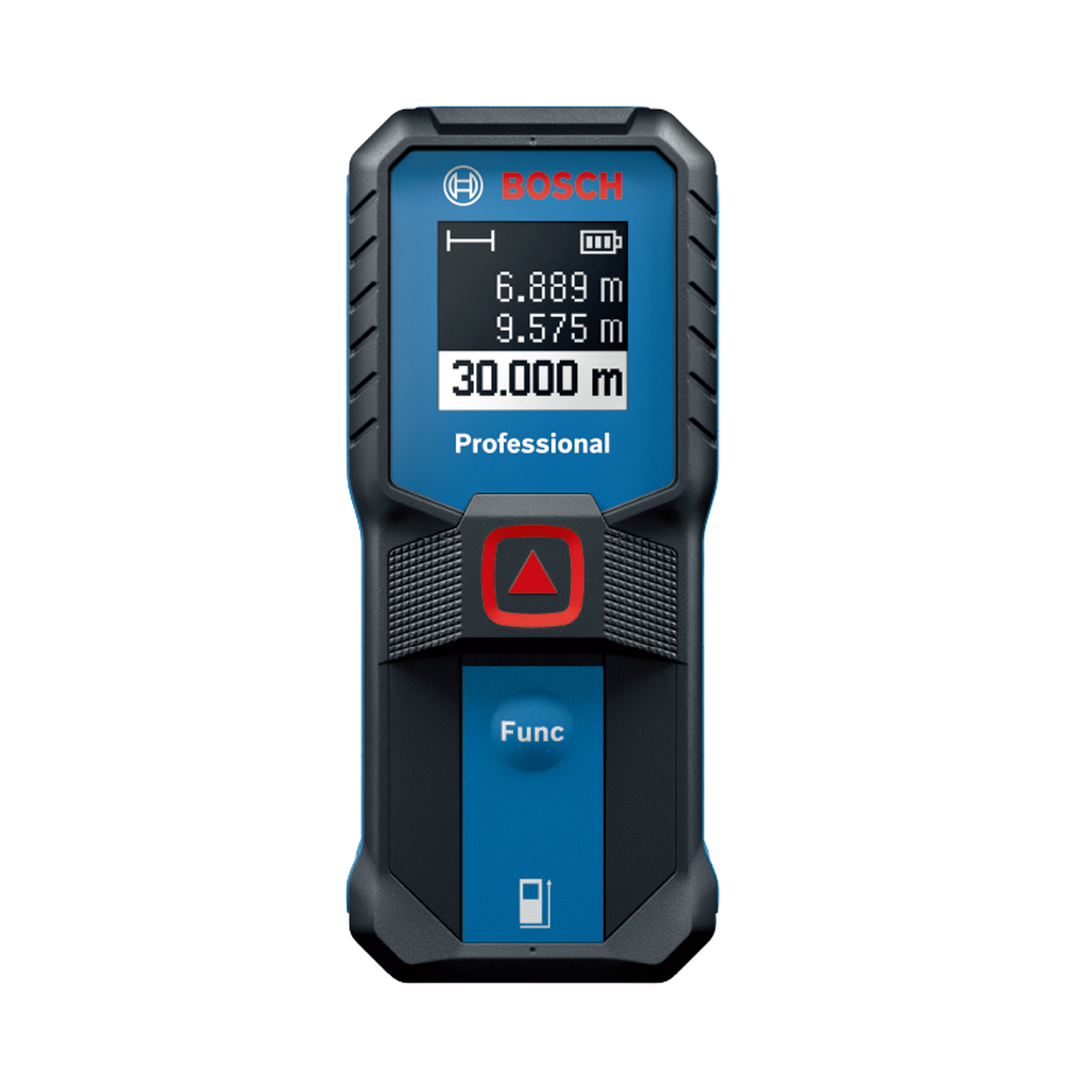 Glm 30-23 Rotlaser-entfernungsmesser, 30 M Reichweite, ±1,5 Mm Genauigkeit, Wasserdicht (ip54), Kompakt, 2 Tasten, Iso-zertifiziert