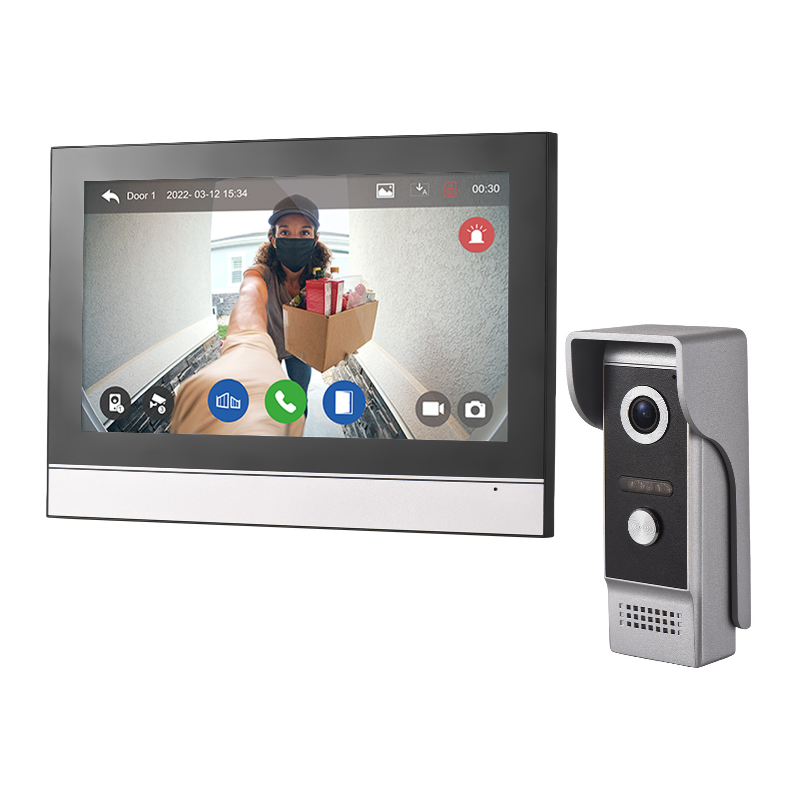10-zoll-wlan-türklingel Mit 1080p-auflösung Und Touchscreen (europäischer Standard)