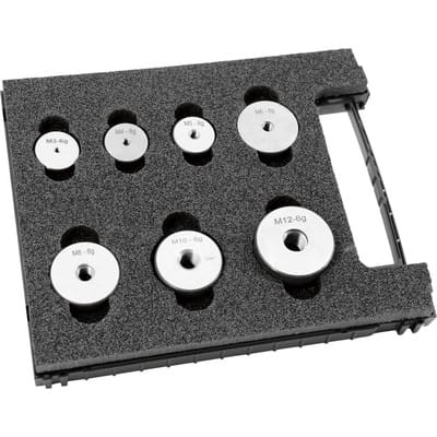 Gewinde-Gutlehrring-Set 6G, M3-M12