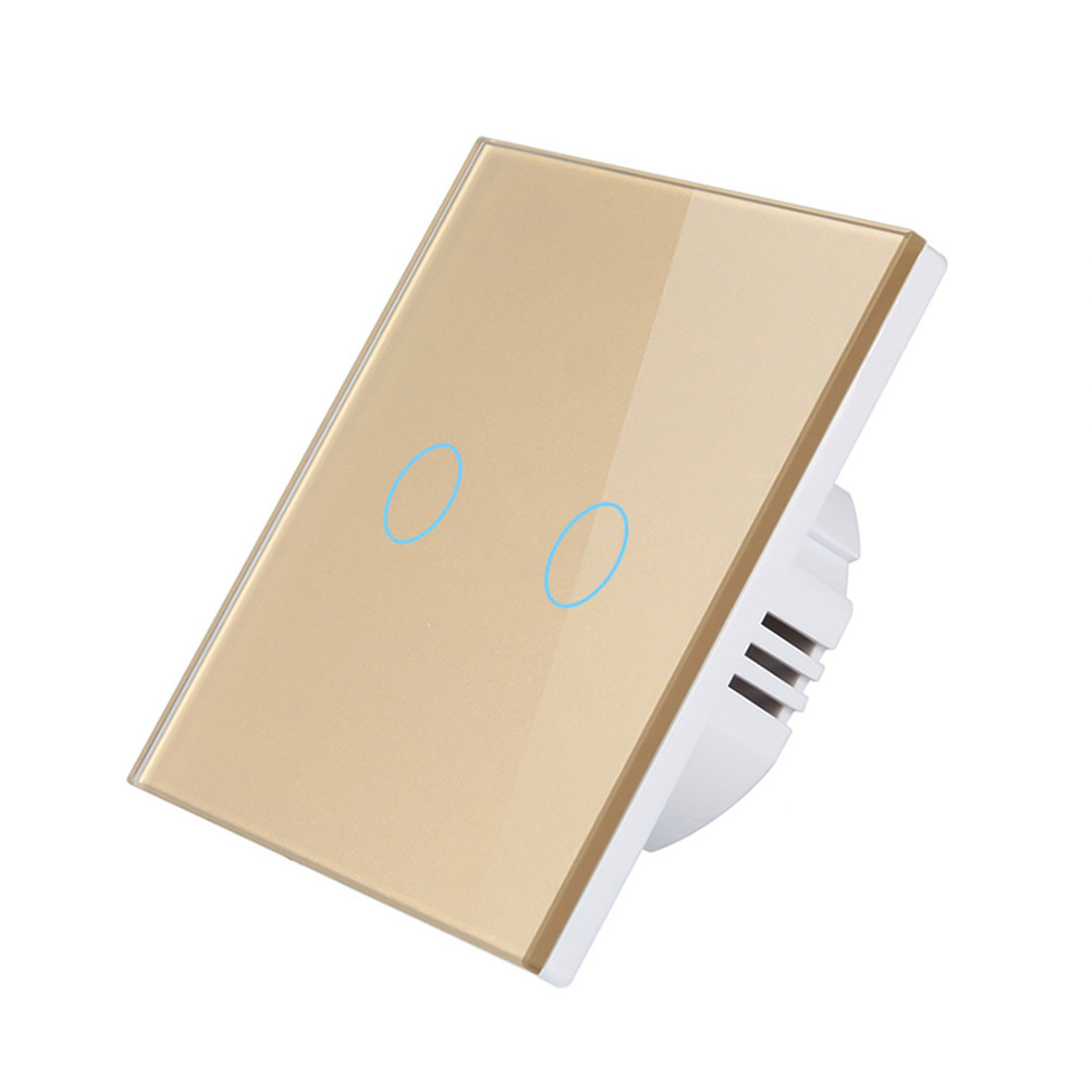 1-fach Touch-wandschalter Mit Wlan (kein Neutralleiter Erforderlich) Mit Sprachsteuerung, Google Home-kompatibel, Rf433 Und Zeitschaltuhr Für Beleuchtung