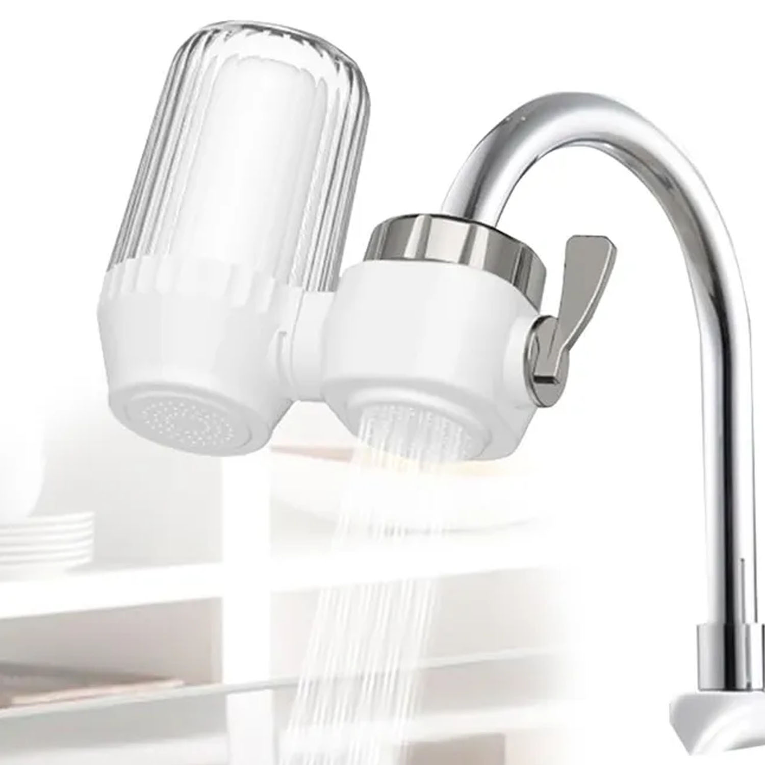 Wasserhahnfilter, Wasserreiniger, Anti-kalk-wasserhahnfilter, Anti-kalk-wasserhahn, Wasserhähne Mit Filter Zur Entfernung Von Chlor Und Metallen