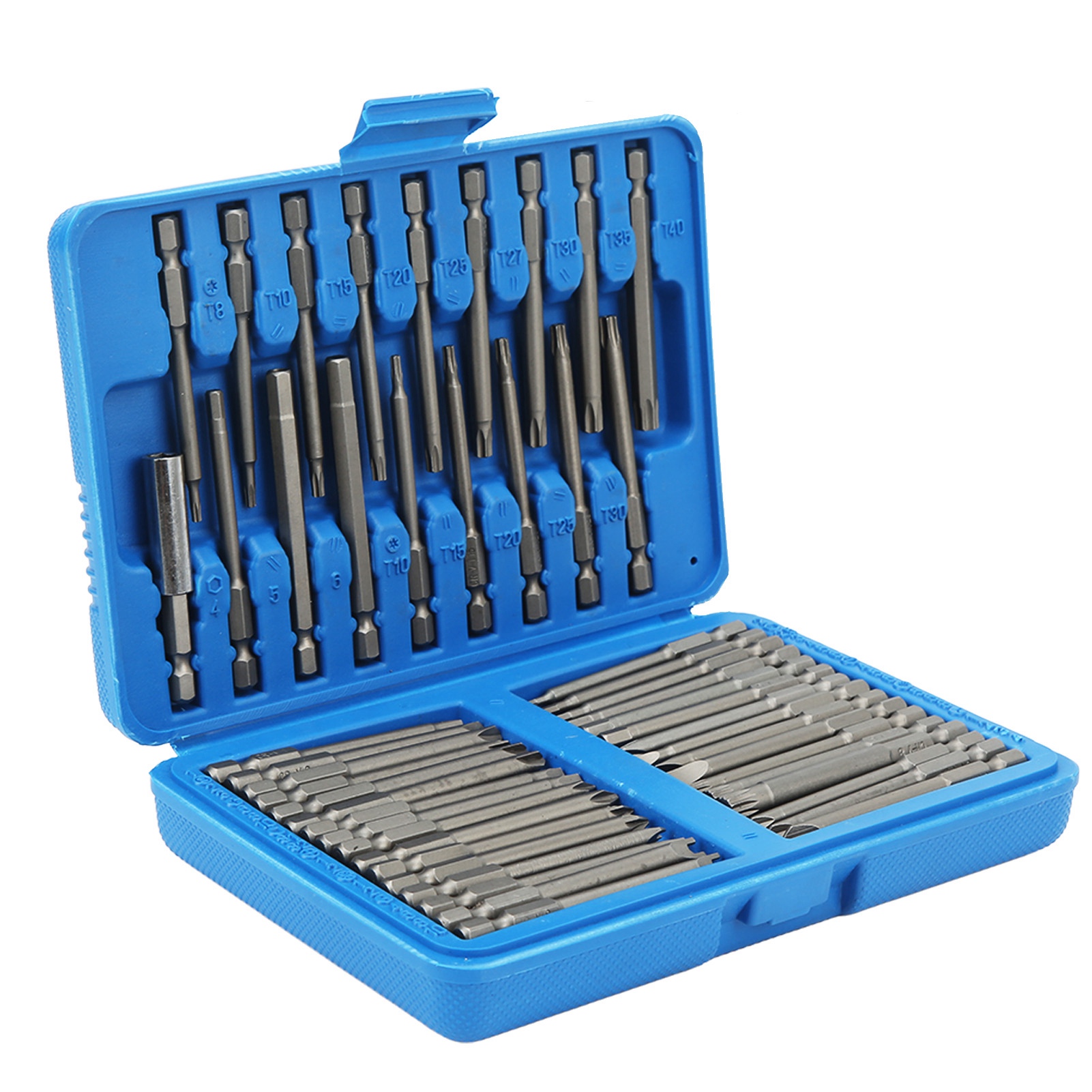 Set Mit 50 Diebstahlsicheren Langen Schraubendreherbits Aus Magnetischem Chrom-vanadium-stahl Für Elektronikreparaturen