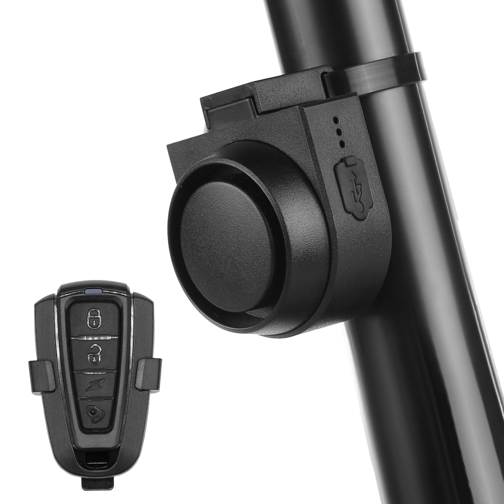 Kabellose Fahrradklingel Mit 115 Db Alarm - Ipx5 Diebstahlsichere Elektrische Hupe Für Elektrofahrräder