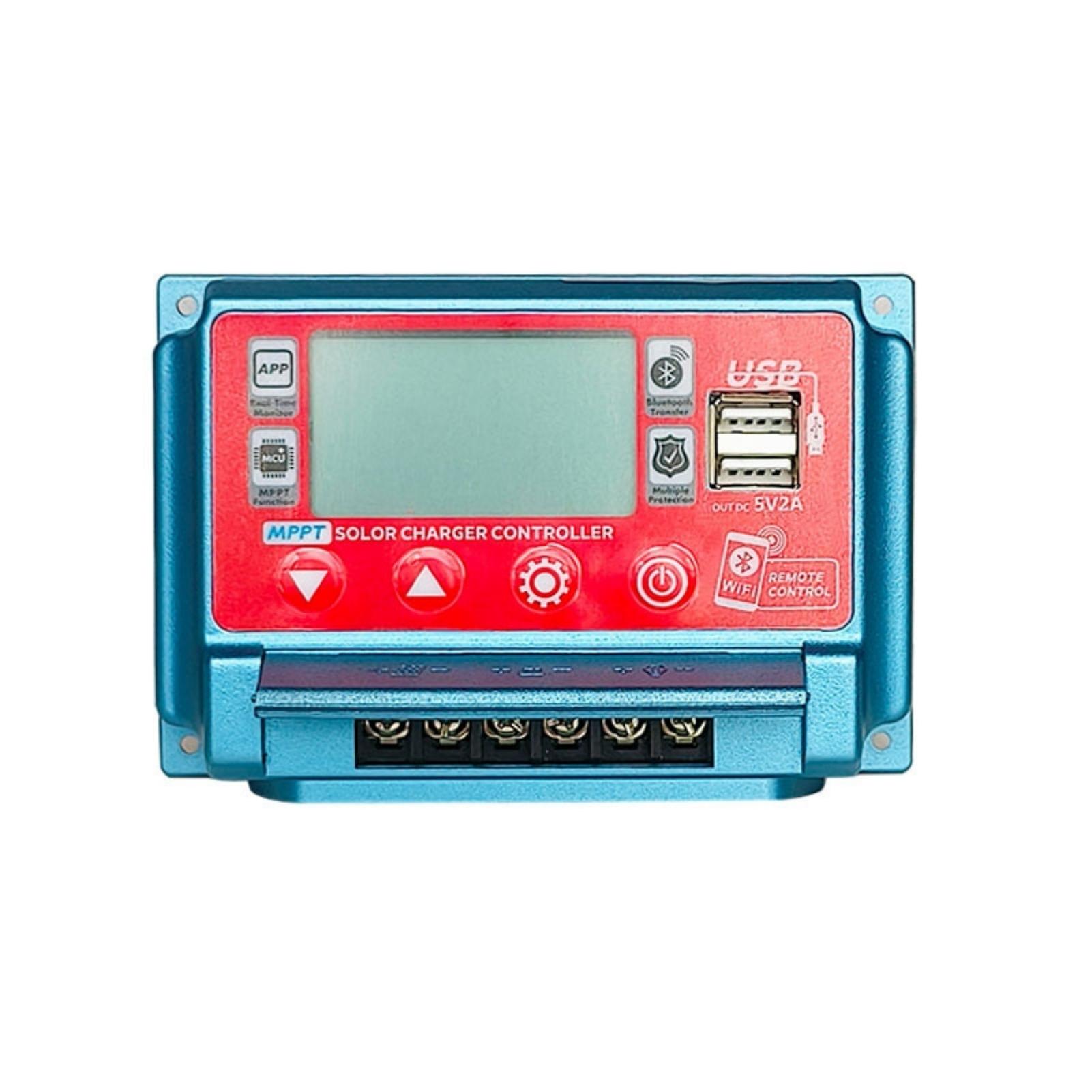 30a Mppt-solarladeregler Für 12v-, 24v-, 36v- Und 48v-batterien Mit Lcd-display Und Zwei Usb-anschlüssen Für Wohnmobile Und Gelbatterien