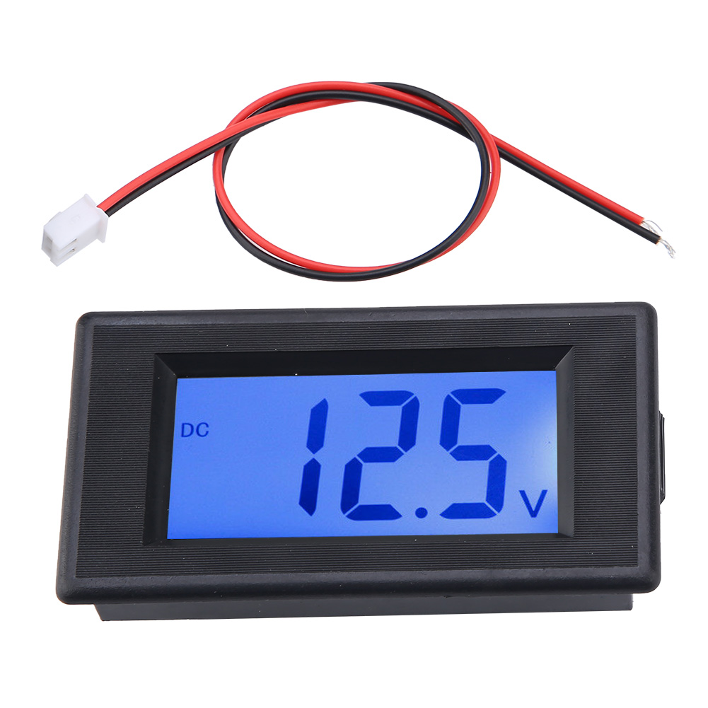 4-30v Zweidraht-digitalvoltmeter Mit Blau Hinterleuchtetem Lcd-display