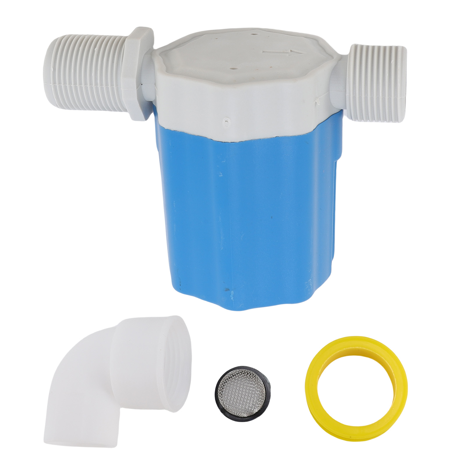 Automatisches Wasserstandsregelventil, 3/4"-innenausführung, Nylon-schwimmer Für Tanks, Aquarien Und Solaranlagen. Blauer Seiteneinlass.