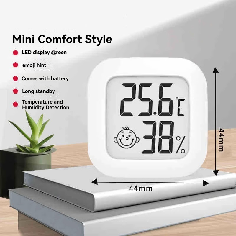 Digitales Thermometer-hygrometer Für Den Innenbereich, 4er-pack, Mit Präziser Sonde, Für Das Babyzimmer