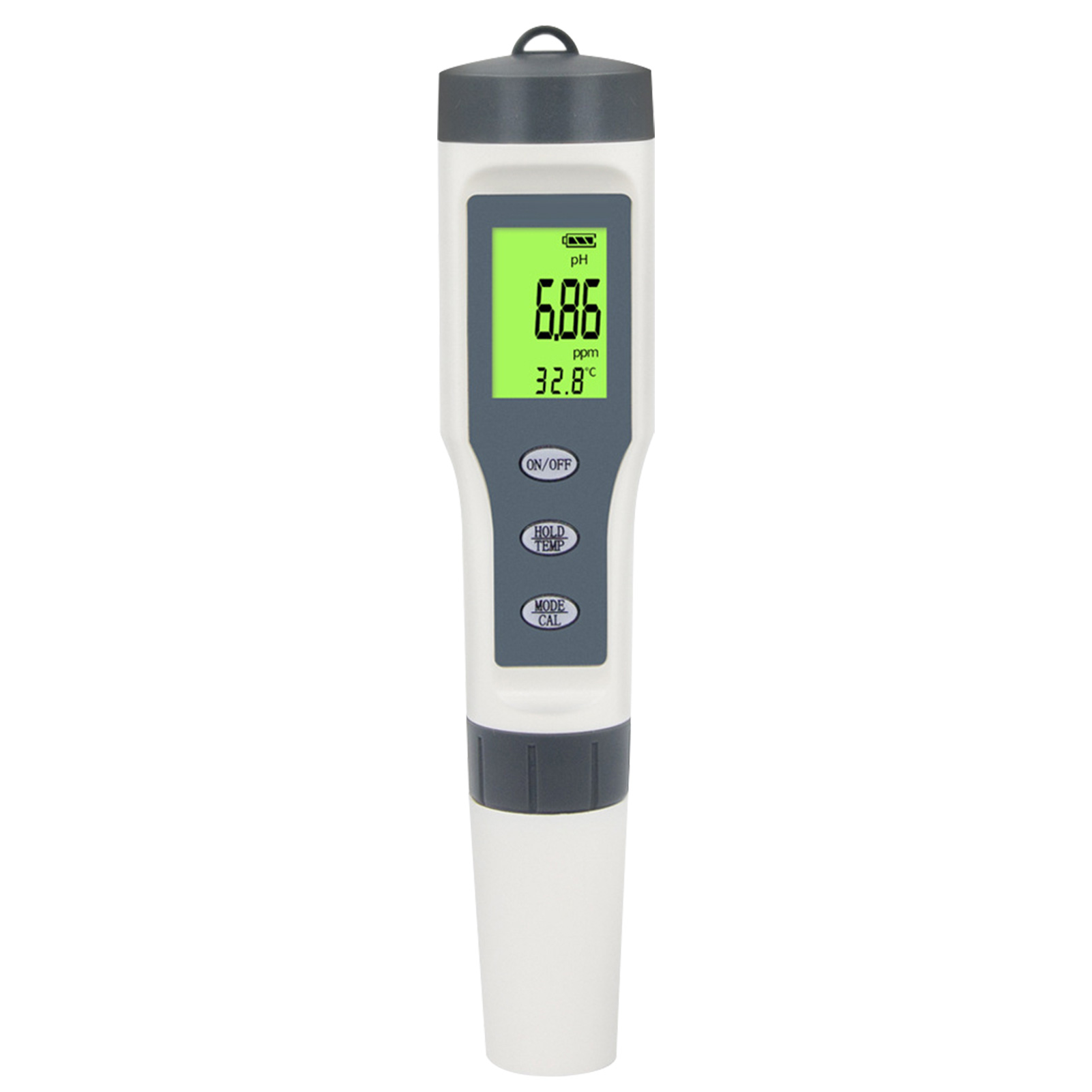 3-in-1 Wasserdichter Digitaler Ph-tester Für Schwimmbad- Und Aquarienwasser Mit Tds-messung, Genauigkeit ±0,05 Ph Atc, 0–60 °c, Trinkwasser