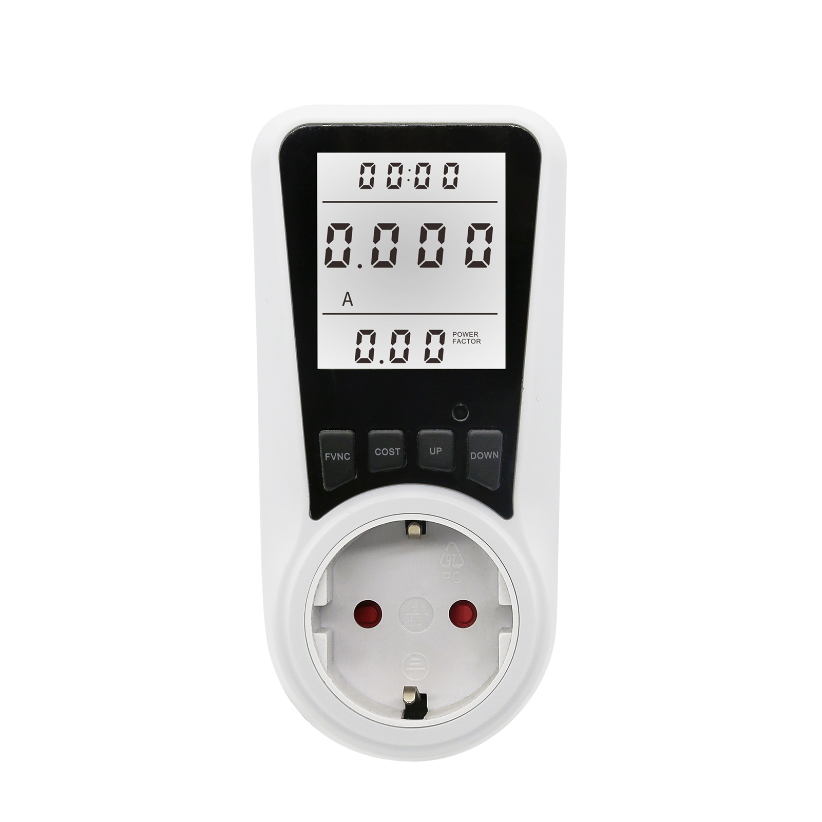 Steckdose Mit Lcd-bildschirm, Energiezähler, 3680 W, 16 A, 230 V, Programmierbarer Wattmeter, Bis Zu 9999 Kwh, Für Haushaltsgeräte