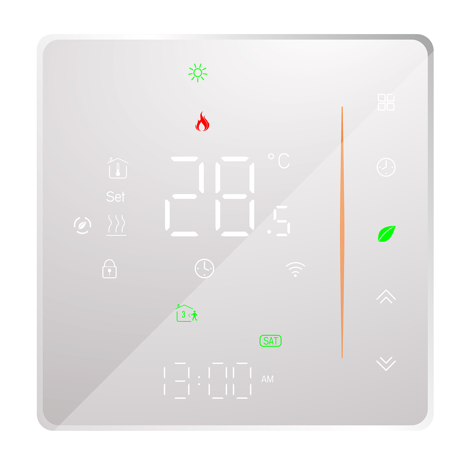 16a Wlan-thermostat Für Fußbodenheizung Mit Touchscreen Für Mehr Energieeinsparung Im Haushalt