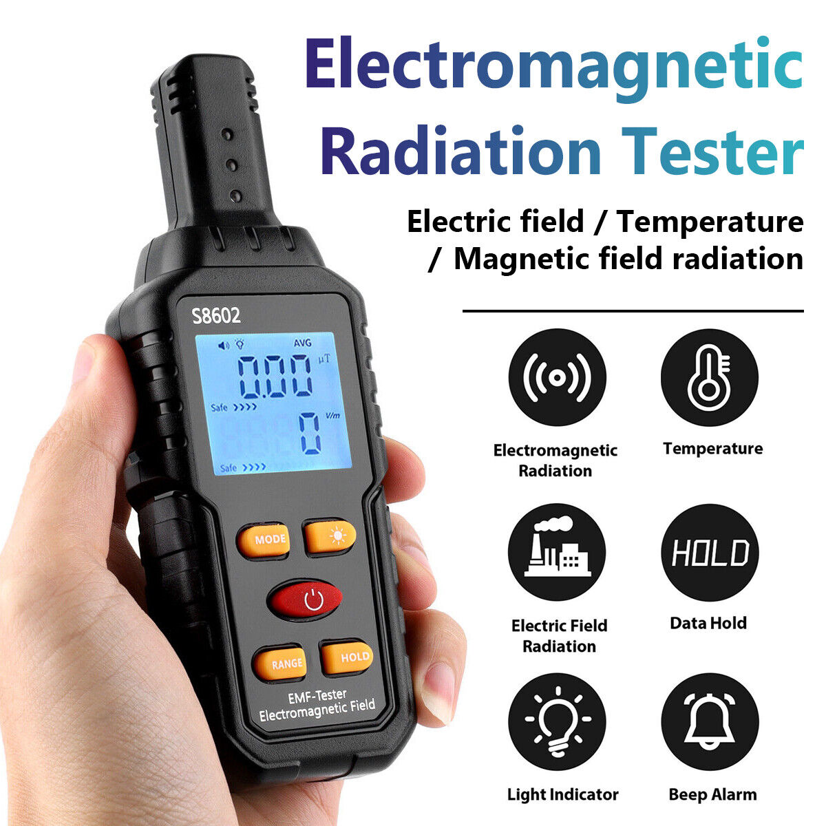 3-in-1 Strahlungsdetektor, Dosimeter, Elektromagnetisches Testgerät (usa)