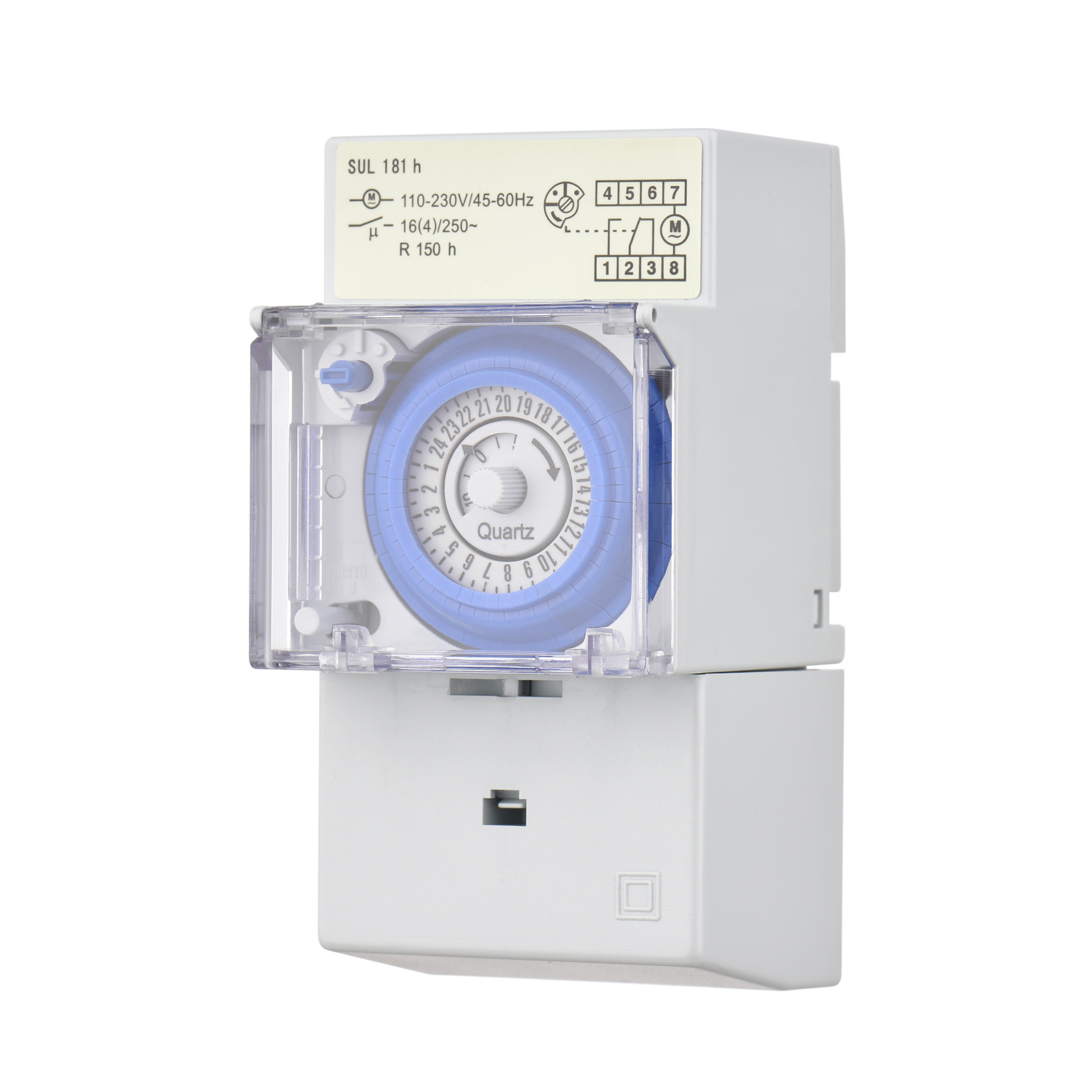 Programmierbarer 24-stunden-timer, Modularer Schalter Mit 48 Programmen Für Din-schienenmontage, 150 Stunden Backup-funktion, Programmiergerät