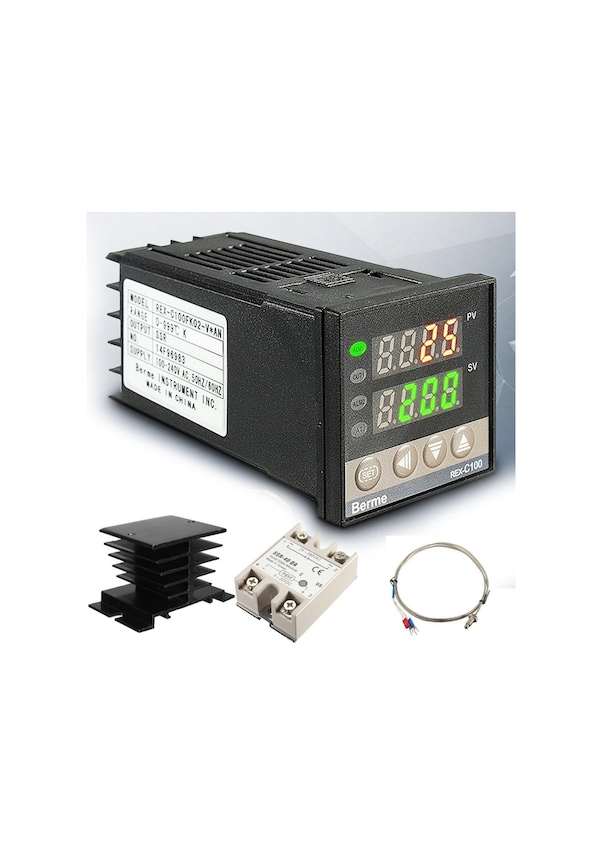 Rex-c100 Temperaturregler Mit 40da Halbleiterrelais-ausgang Für Lasten Bis 40 A, Industriethermostat