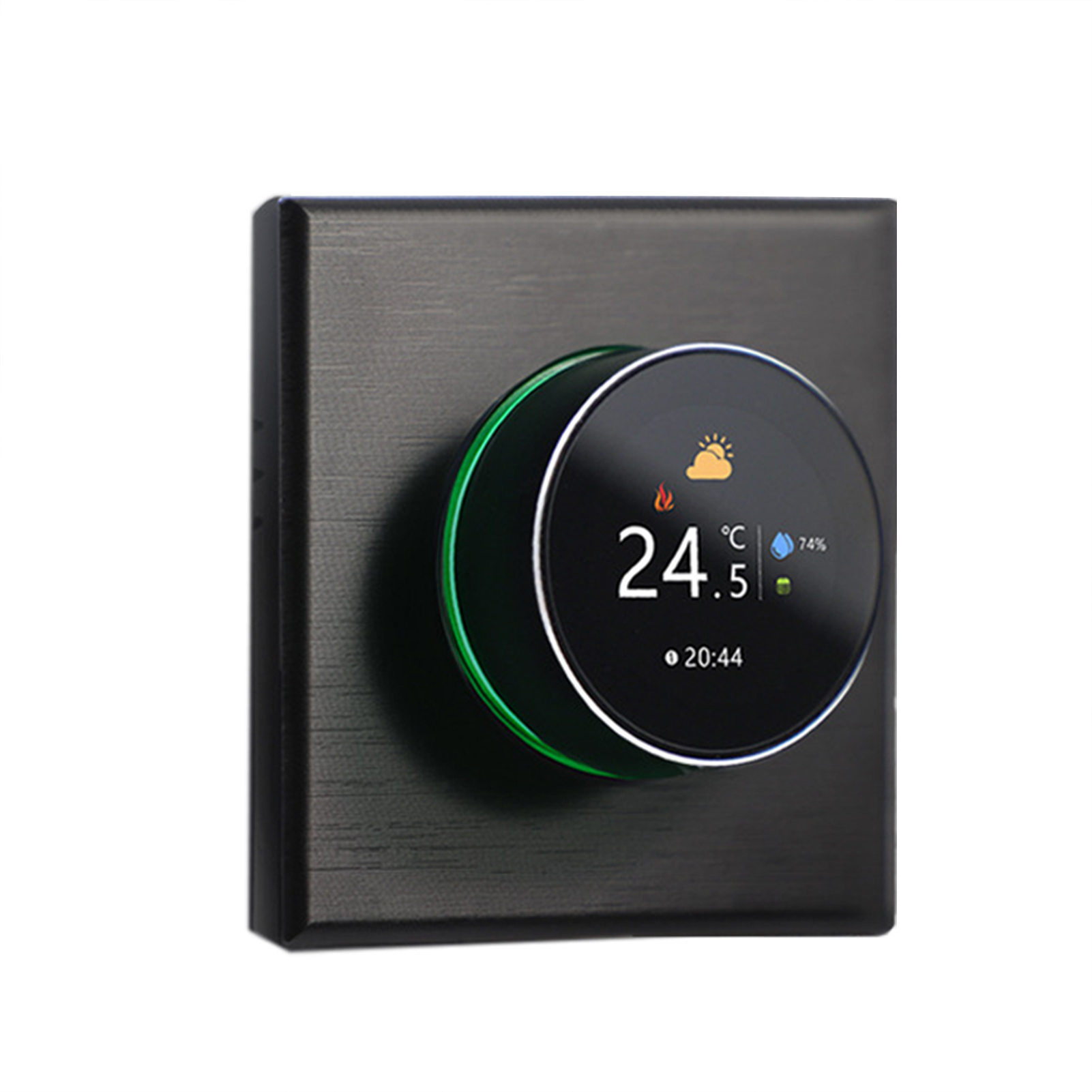Wlan-thermostat Mit Drehbarem Farbdisplay, Programmbereich 5-35 °c, Genauigkeit ±1 °c, Für Gasheizkessel Im Haushalt