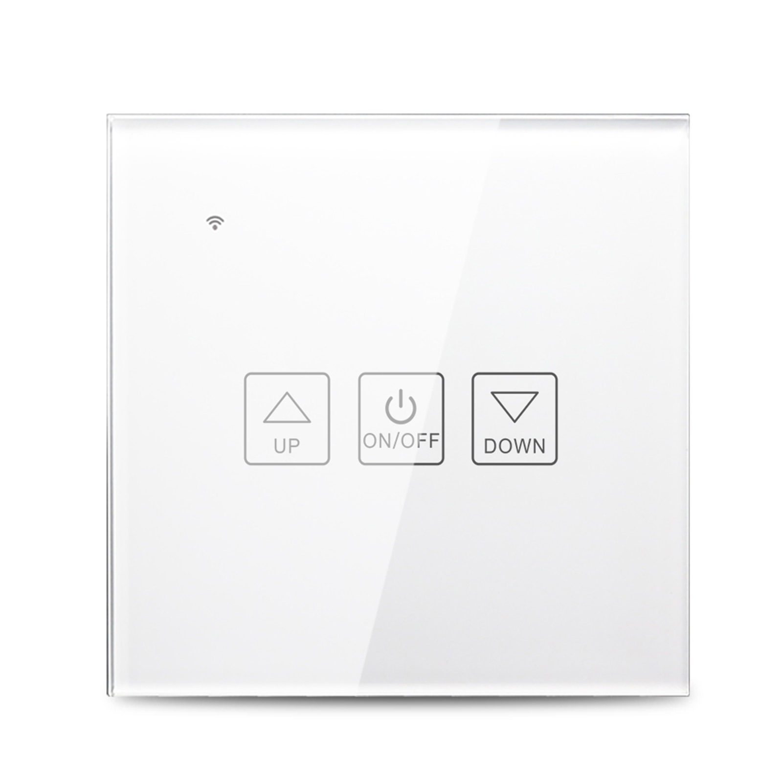Wlan-dimmschalter Mit Gehärteter Glasfront Für Dimmbare Lampen, Sprachsteuerung Kompatibel Mit Google Home, Timer