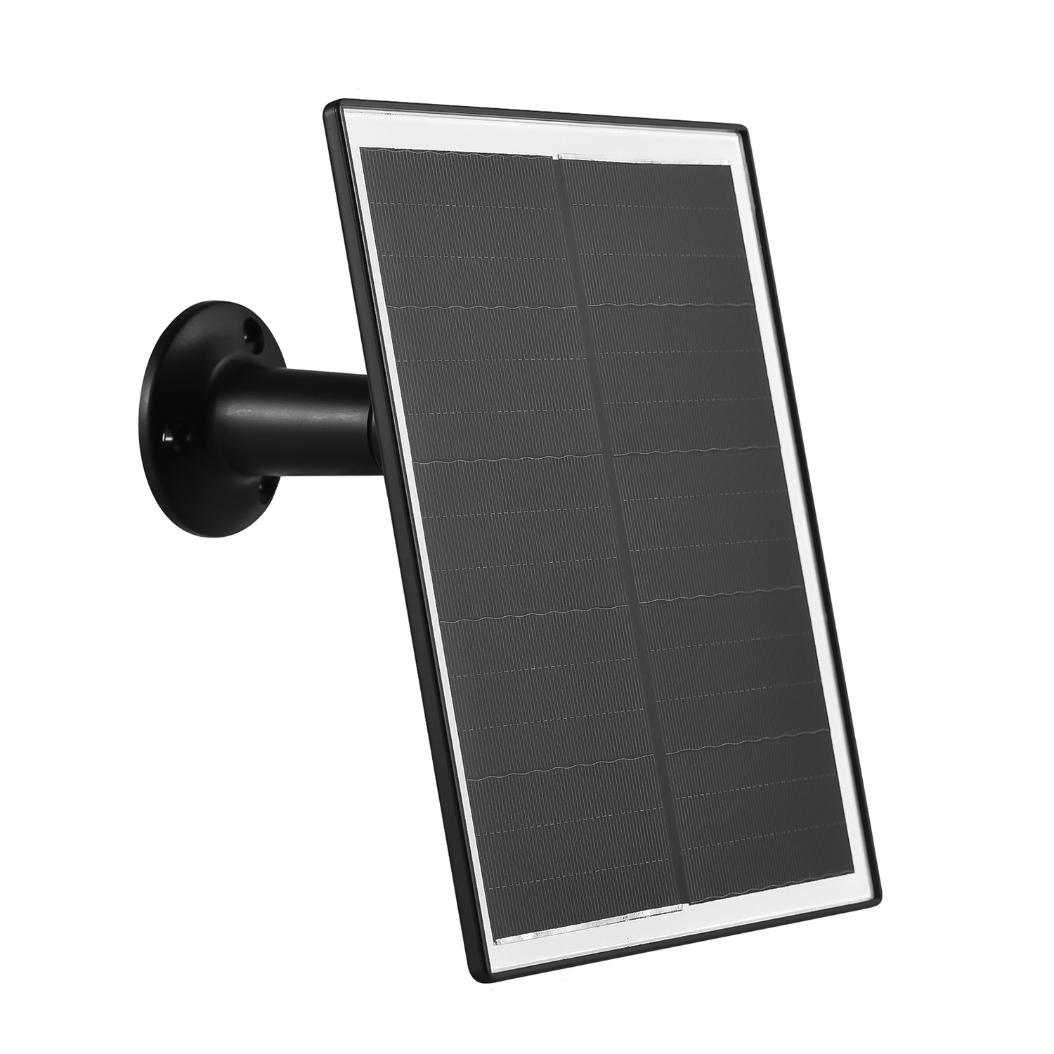 10-w-solarpanel Für Sicherheitskameras, 5-v-usb-c-solarladegerät, Ip65 Wasserdicht, 3 M Kabel, 360° Drehbare Halterung.