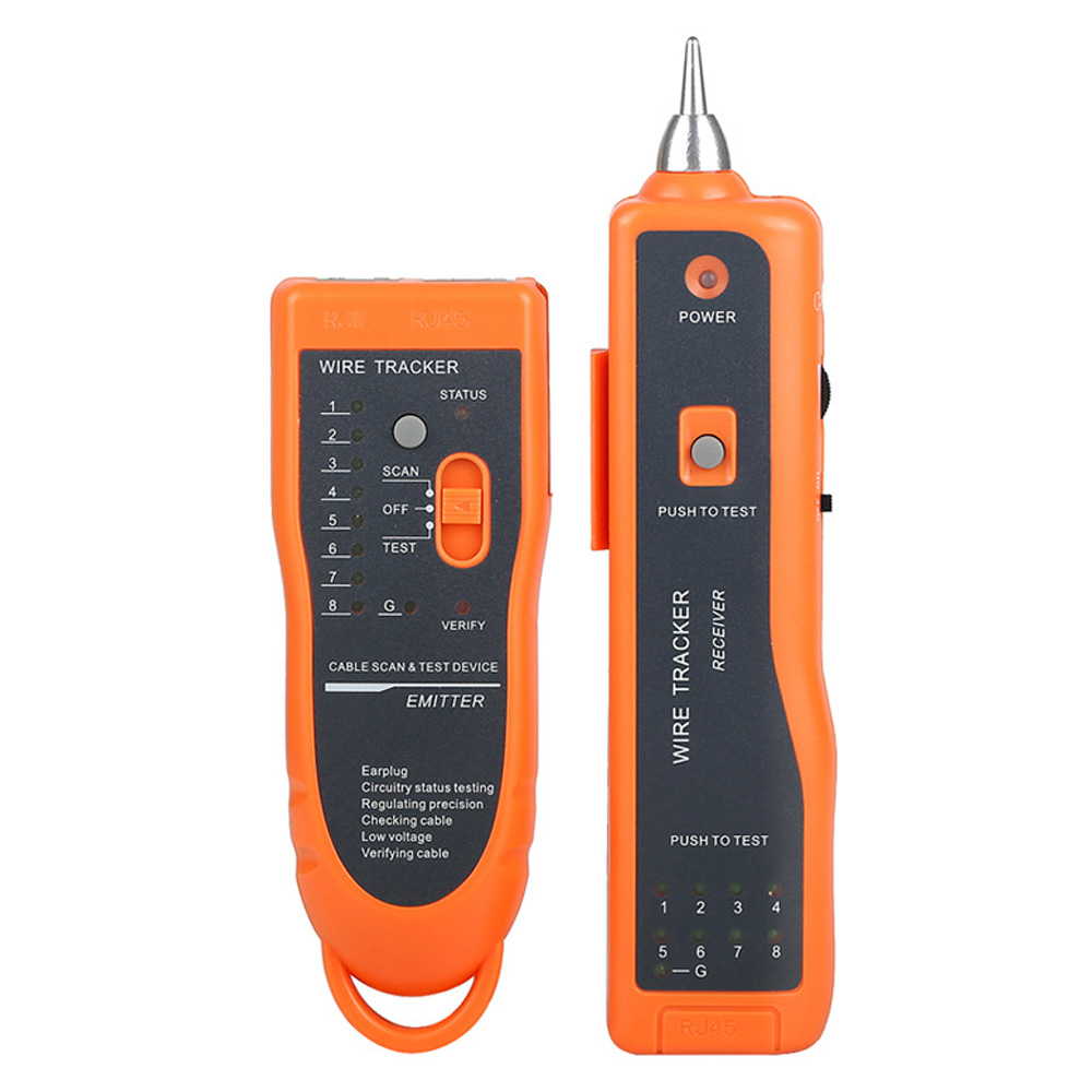 Xq-350 Multifunktions-kabelsuchgerät Für Ethernet-lan-rj45- Und Rj11-netzwerke Mit Integriertem Kopfhörer